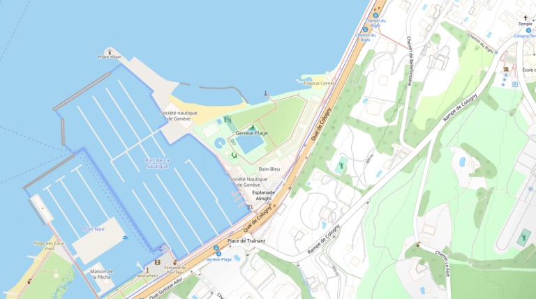 Genève Plage – Topo 2026